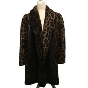 Leopard Print faux fur Coat by Style VI